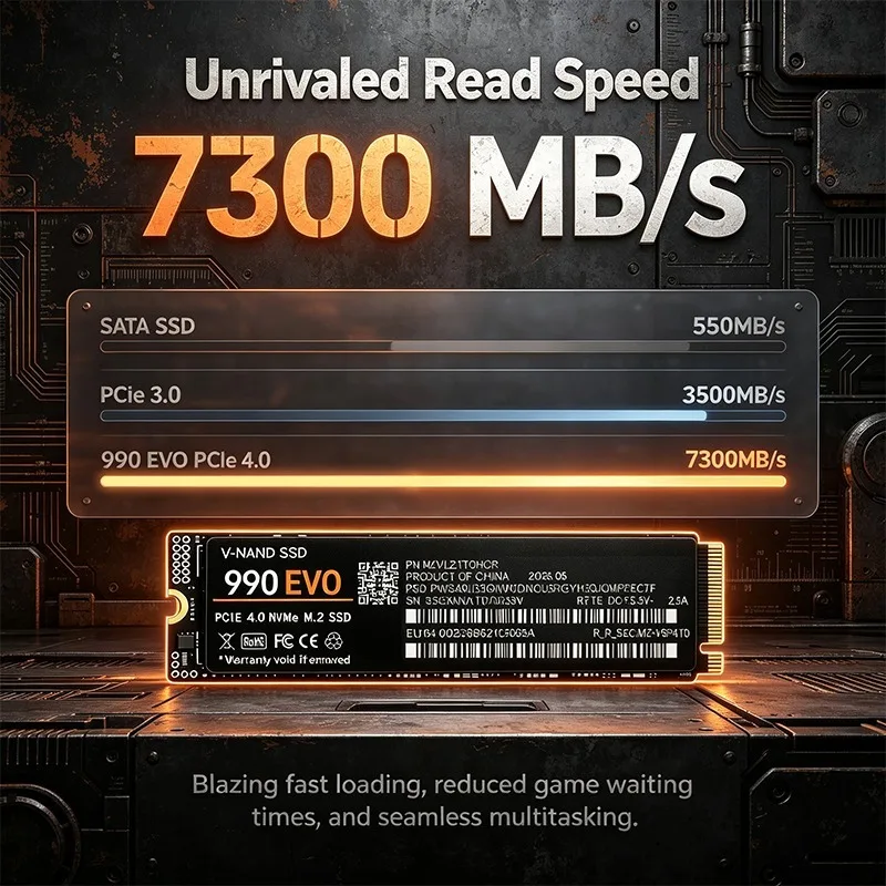 Oyun için M.2 NVMe SSD 990 EVO - M.2 Nvme 4Tb Pcie 4.0 Ssd incelemesi ve fiyatı