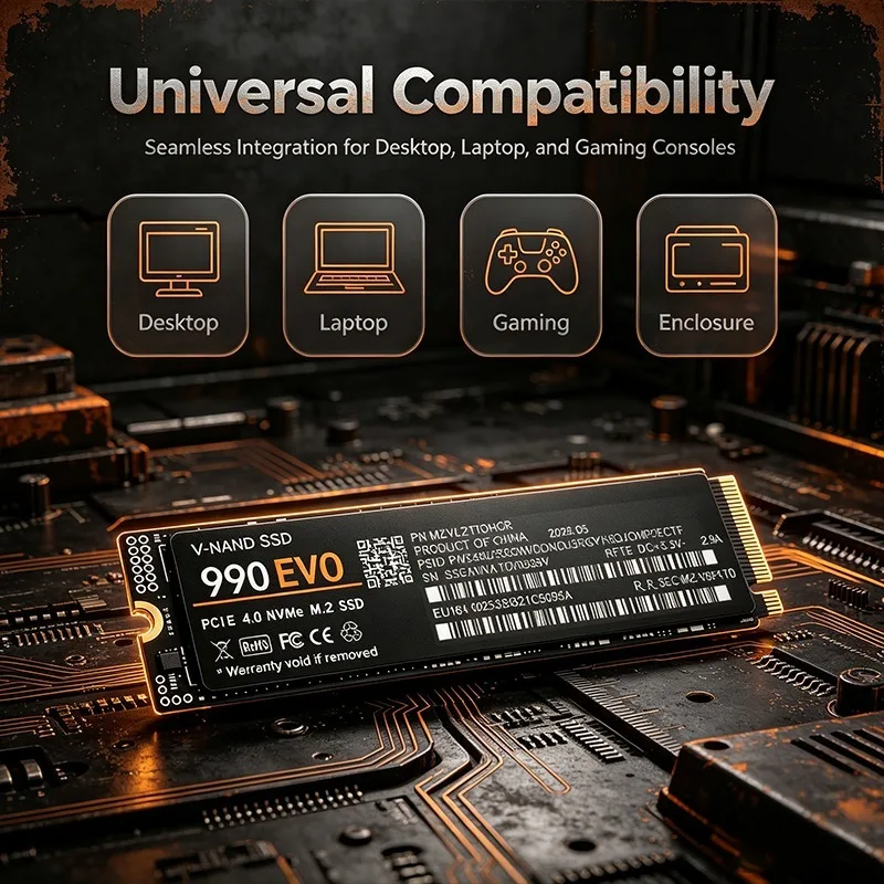 Oyun için M.2 NVMe SSD 990 EVO - M.2 Nvme 4Tb Pcie 4.0 Ssd incelemesi ve fiyatı